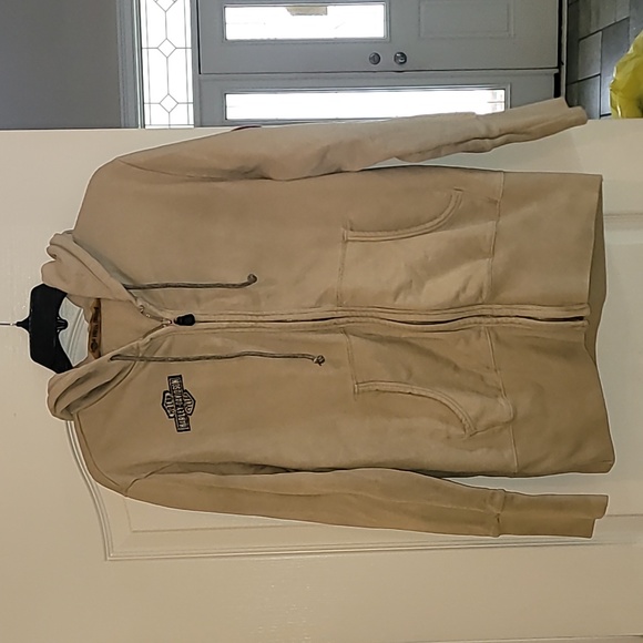 Harley-Davidson full zip jacket with hood, size Small, excellent condition - Picture 1 of 12